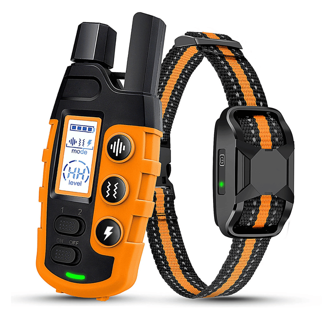 Dog Training Collar 1000m Remote Rechargeable Waterproof Sound Vibration Static Small Medium Large E-Collar Recall Off-Lead Control | Koossa